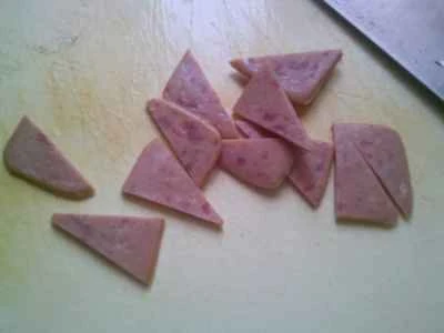 黒キクラゲ、ランチョンミート、卵を使った卵炒めの作り方：6