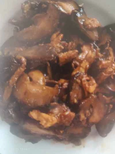 きのこ肉炒めの作り方：8