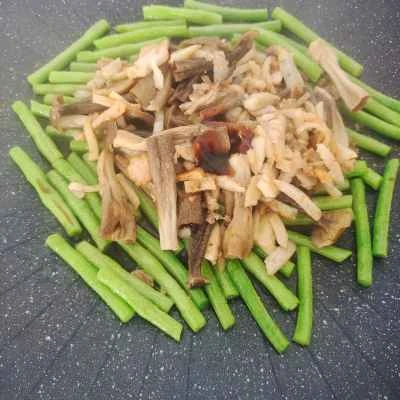 いんげん豆と野菜炒めの作り方：7