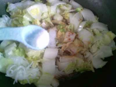 こんにゃくの結び目と野菜の炒め物 #5 の作り方: 10