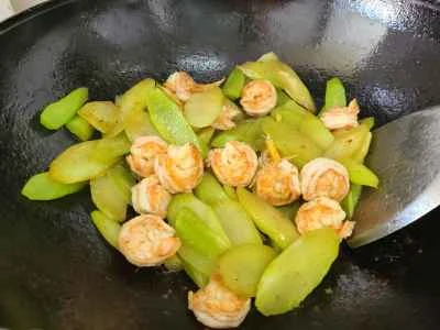 エビとレタスの炒め物の作り方：5