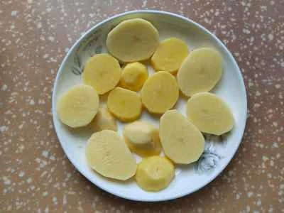 じゃがいも入り蒸し鶏手羽先レシピ手順：5