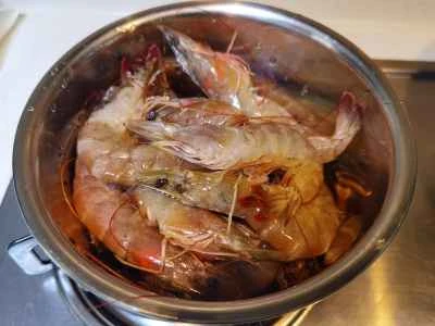 カリカリエビフライの作り方：1