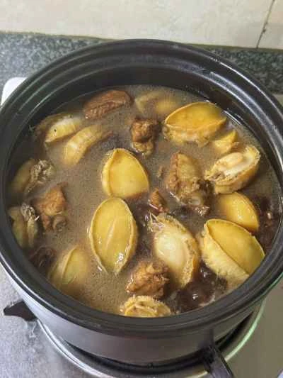 アワビ入り豚スペアリブの煮込みの作り方：9