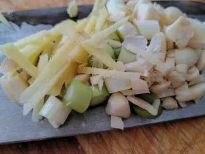 春雨入りホタテのピリ辛炒めの作り方：2