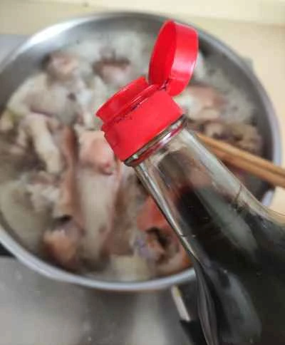 にんじん入り豚足煮込みの作り方：4