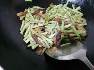 白インゲン豆とナスの炒め物の作り方：6