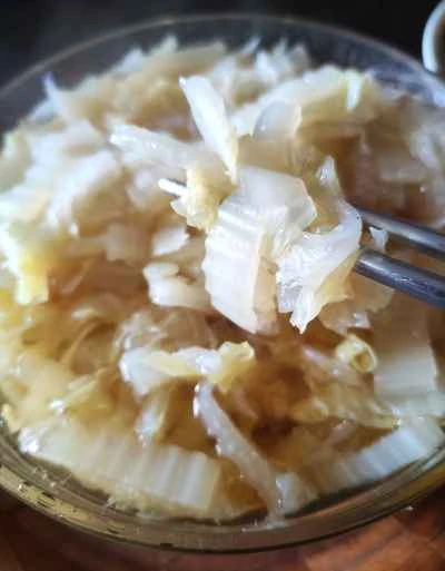 蒸し白菜のレシピ