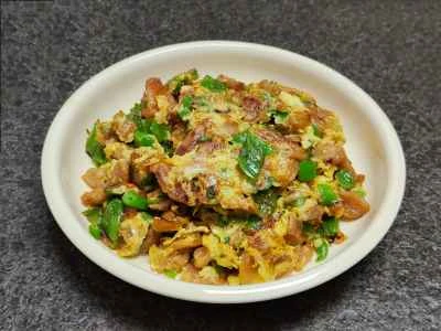 ピーマンと切り干し大根の卵炒めのレシピ