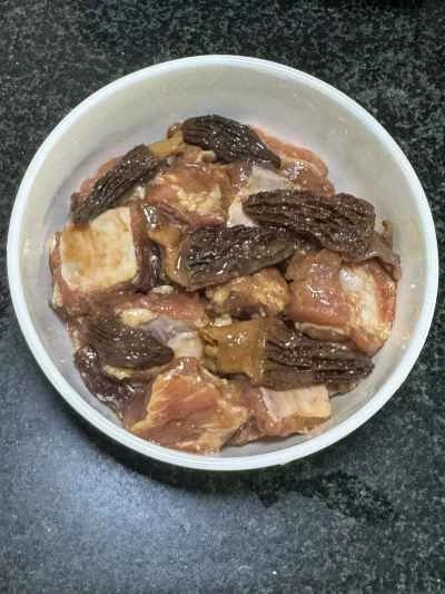 モレル茸入り蒸し豚スペアリブのレシピ手順：8