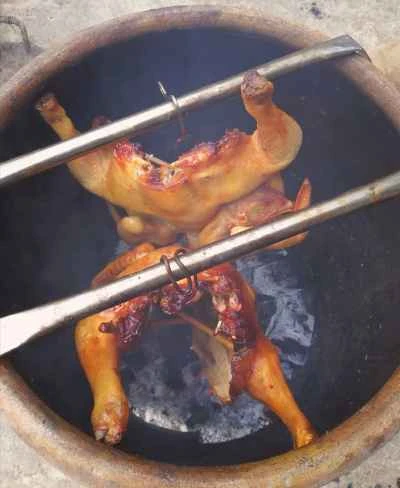 土鍋フルーツウッド炭火焼きチキンの作り方：5