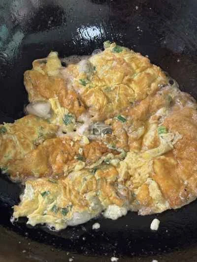 牡蠣オムレツのレシピ手順：7