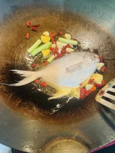 マナガツオの煮込みレシピの手順：2