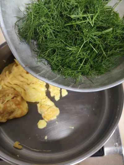 フェンネルとスクランブルエッグの作り方：6