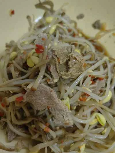 えのき茸と牛肉のサラダのレシピ