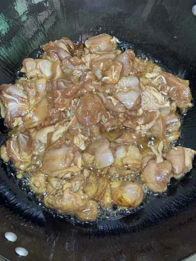 農家風鶏肉炒めの作り方：6