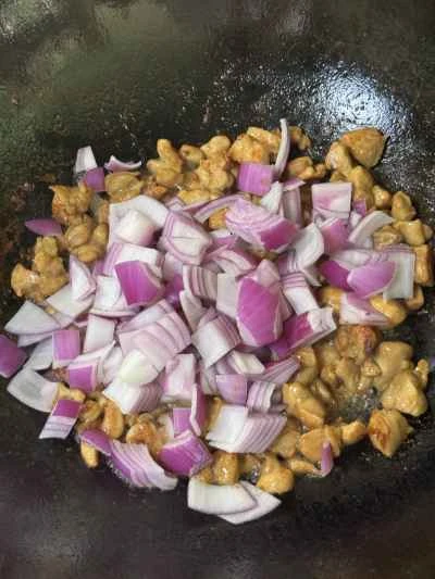 鶏もも肉と玉ねぎの炒め物の作り方：7