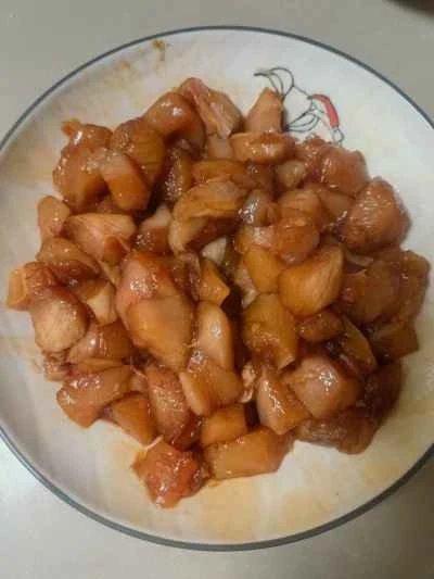 鶏肉と野菜炒めの作り方：1