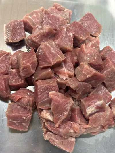 パイナップルビーフキューブの作り方：3