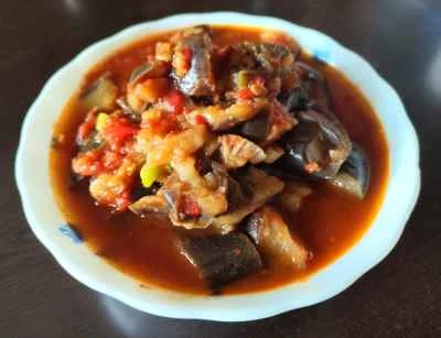 トマト煮ナスの作り方:6