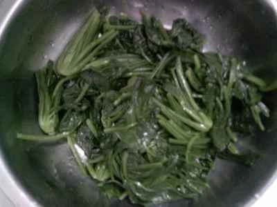 ほうれん草と白豆腐の発酵料理の作り方：11