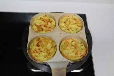 フライドポテトパンケーキの作り方：5