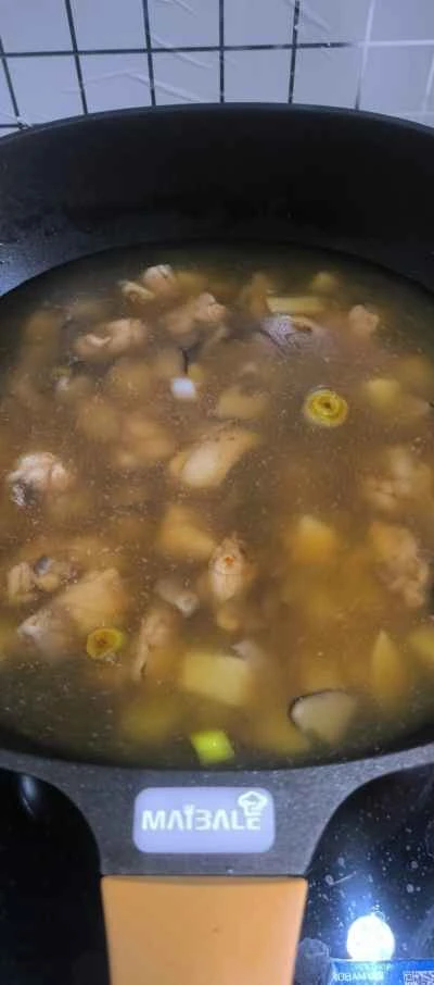 椎茸入り手羽先の煮込みの作り方：4