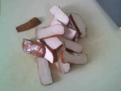 黒キクラゲと乾燥豆腐のヘチマ炒めの作り方：4