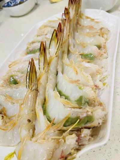 ニンニク蒸しエビの作り方：4