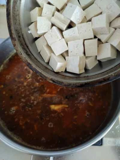 肉ソース煮豆腐の作り方：7