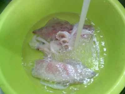 3つの珍味を使った塩漬け野菜炒めの作り方：3