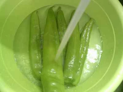 ピーマン入り豆腐の煮込みの作り方：2