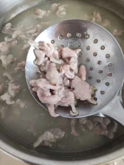 豚肉スライスの作り方：5