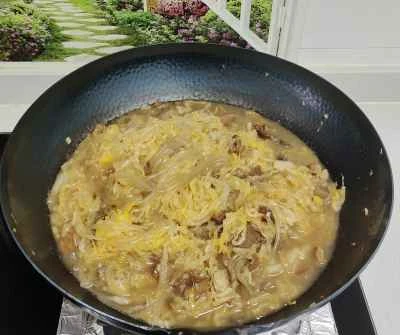 春雨とザワークラウト入りマトンシチューの作り方：9