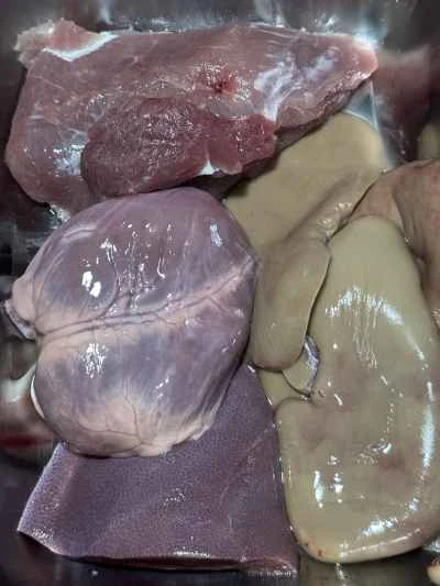 豚もつ炒めの作り方：1