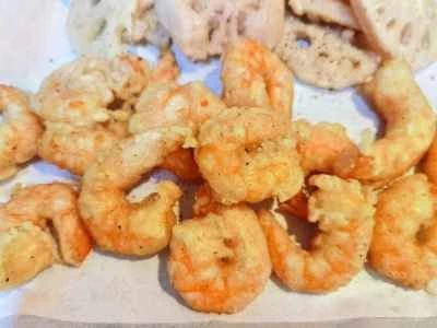 カリカリ揚げエビのレシピ