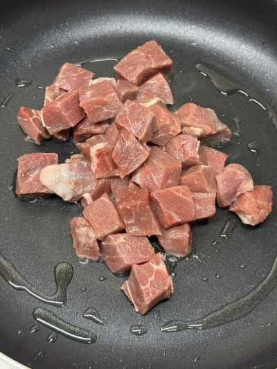 パイナップルビーフキューブの作り方：4