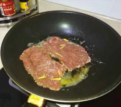 ステーキ丼の作り方：5