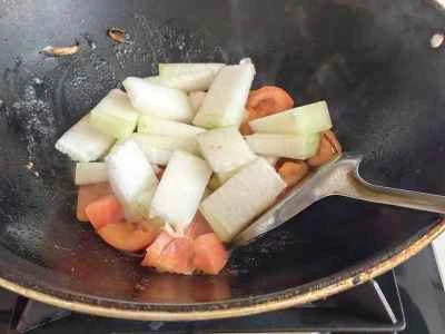 トマトと冬瓜の作り方：4