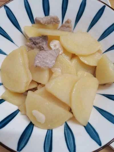 肉入りジャガイモ炒めの作り方:7