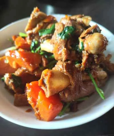 ラム肉のニンジン煮込みのレシピ