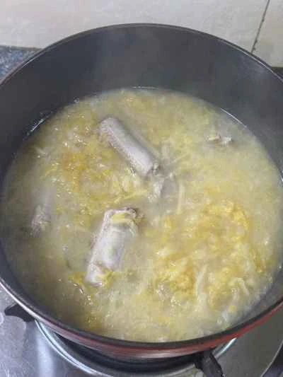 キャベツの酢漬けと豚スペアリブの煮込みの作り方：11