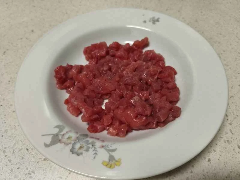 牛肉と辛子のピクルス炒めの作り方：3