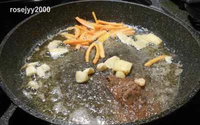 エビペースト豆腐細切りの作り方：5