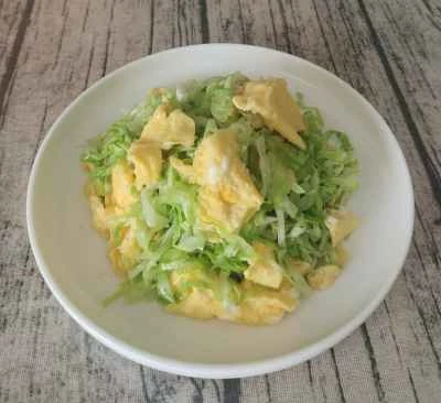 キャベツと卵の炒め物のレシピ