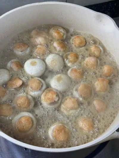 きのこ入りエビ団子の作り方：9