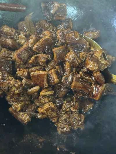 牛ブリスケットの煮込みと酢漬けキャベツの作り方：7