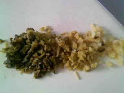 3つの珍味を使った塩野菜炒めの作り方：5