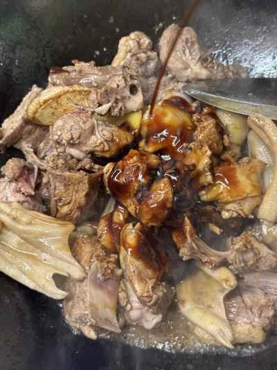 鴨肉とたけのこの煮込みの作り方：6