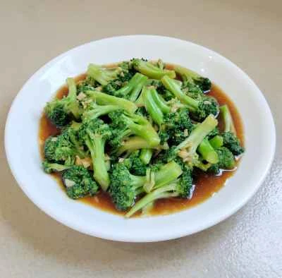 オイスターソースでブロッコリーを作る手順：8